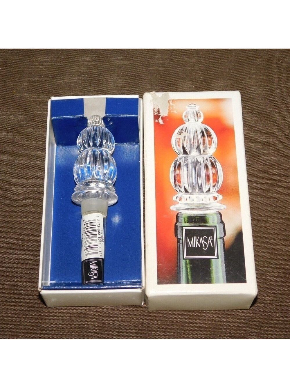 Mikasa Monterey Crystal Wine Bottle Stopper - Picture 1 of 1